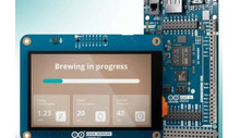 Touch screen shield for Arduino Giga has microphone and IMU